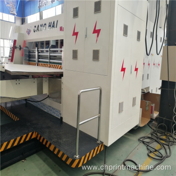 4 color printing rotary slotter die cutting